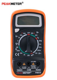 手動範囲の手持ち型のディジタル マルティメーターの電圧DCの現在の抵抗の温度の検出