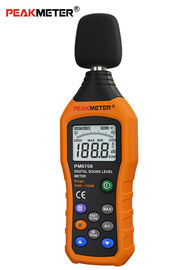 耐久の環境のメートルのデジタルLCD表示が付いている可聴周波デシベルの騒音レベルのメートル