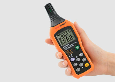 天候の測定のデジタル体温計の湿度計低い電池の徴候