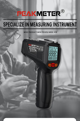 無接触測定の手持ち型の産業等級の温度計13点のレーザーの測定