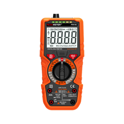 電気手持ち型のディジタル マルティメーターのオペレーティング環境600V CAT IVおよび1000V CAT III