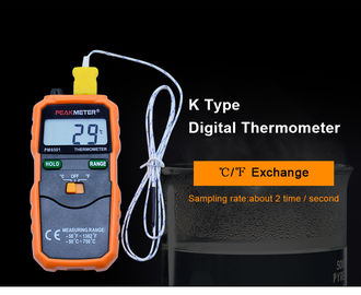 高精度の臨時雇用者の湿気のメートル、自動電源遮断のデジタル体温計の湿度計