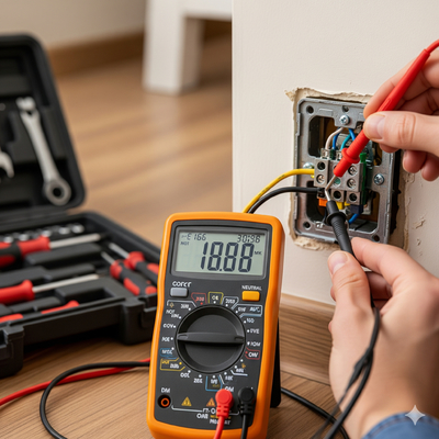 高精度自動レンジングデジタルマルチメーター 抵抗200Ω-2MΩとAC電圧範囲200V/600Vを測定する
